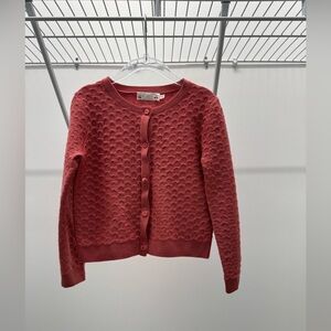 Bonpoint Girls Garancie Knitted Cardigan Size 6 Years